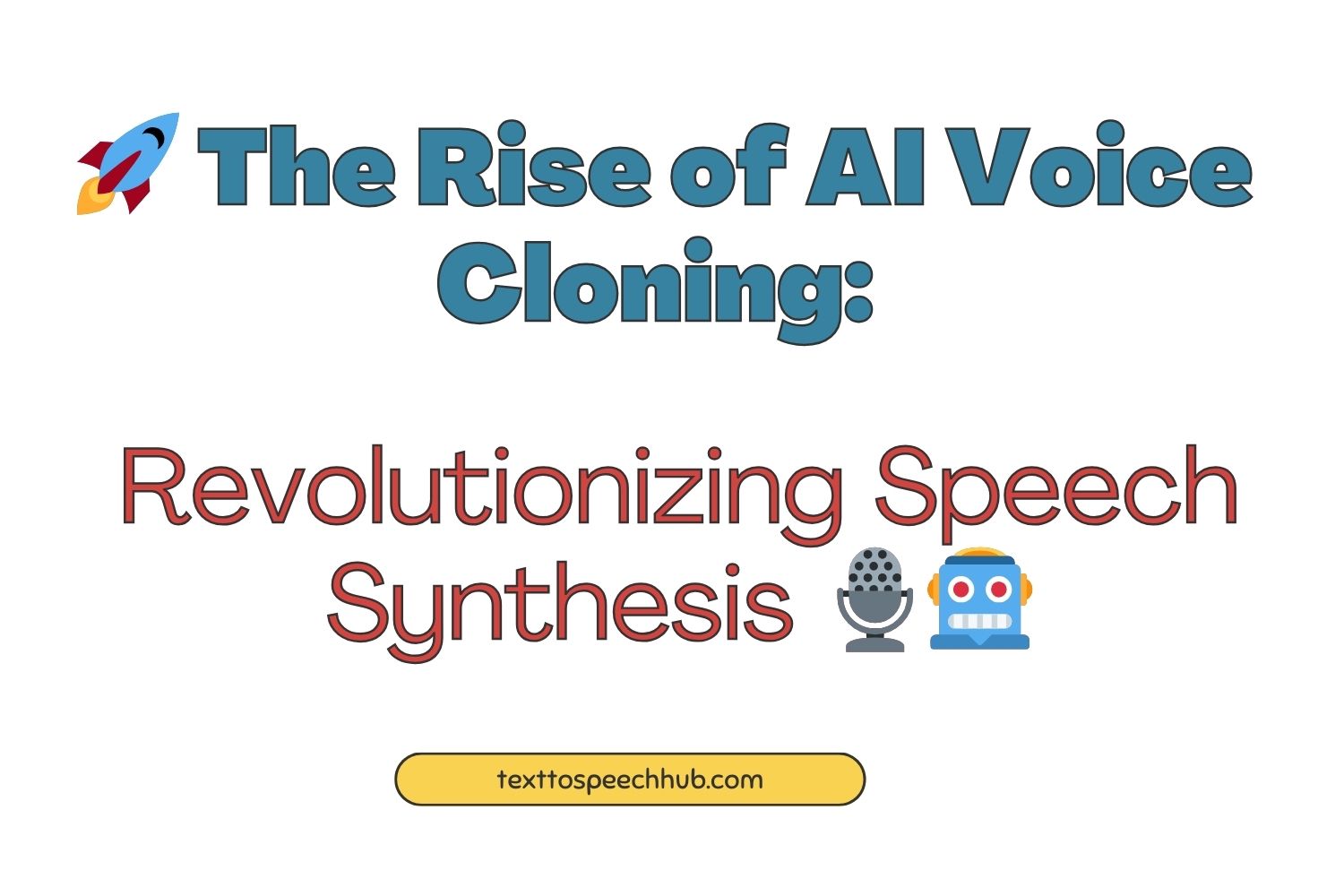 🚀 The Rise of AI Voice Cloning: Revolutionizing Speech Synthesis 🎙️🤖